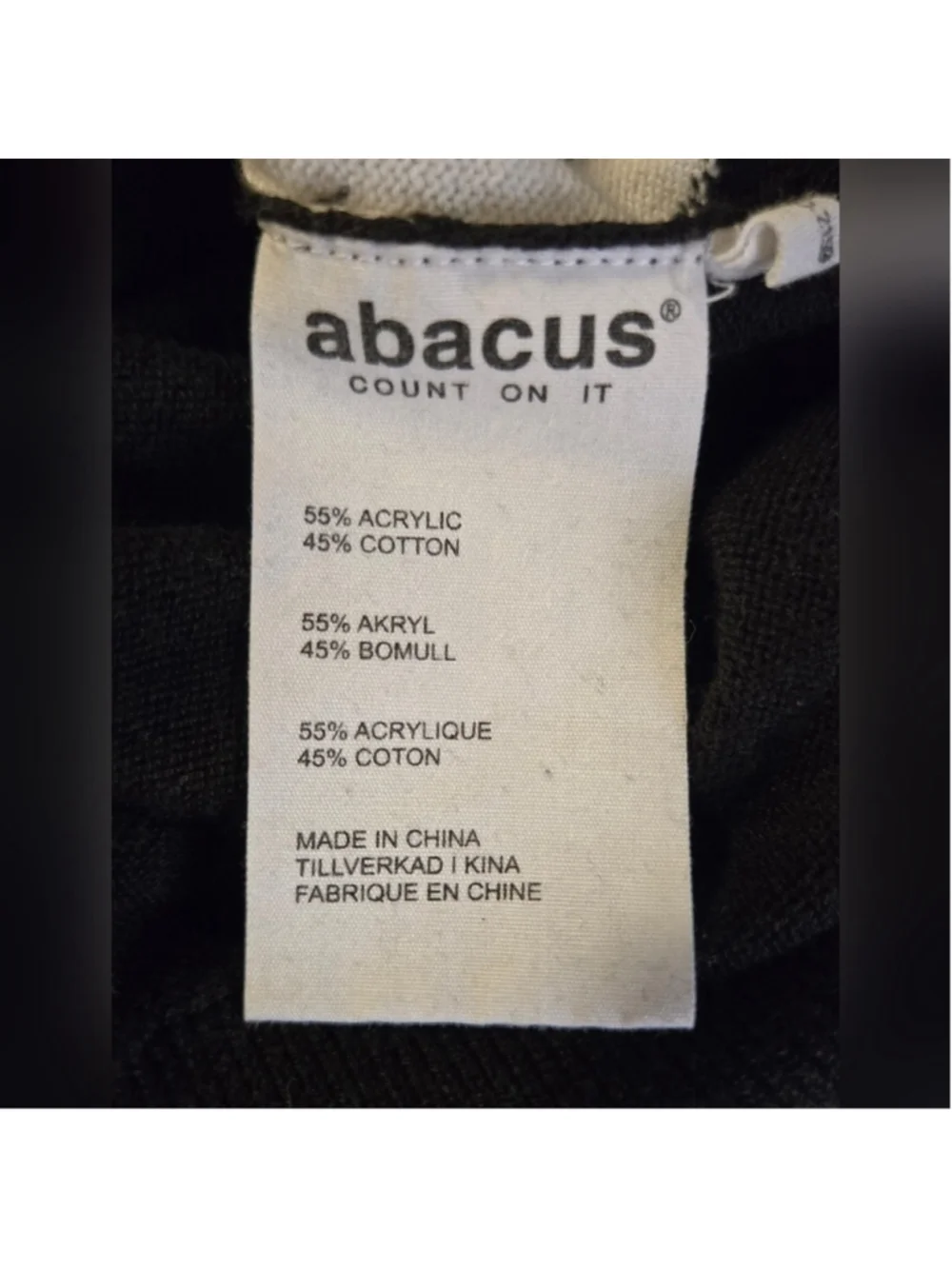 Abacus Men’s Argyle V-Neck Sweater Black Grey Diamond Knit XL